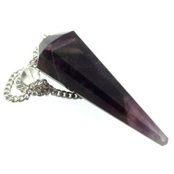 Amethyst Gemstone Terminated Pendulum