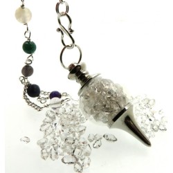 Herkimer Diamond Gemstone Chakra Pendulum