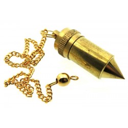 Brass Bullet Shaped Pendulum