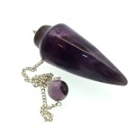 Amethyst Gemstone Cone Pendulum