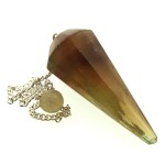 Fluorite Gemstone Terminated Pendulum