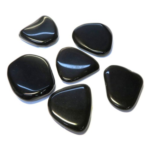 1 x Mini Black Obsidian Scrying Mirror