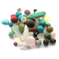 100gms Mixed Gemstone Bead Pack