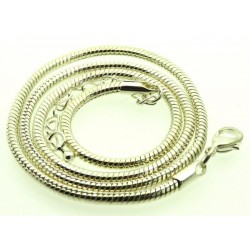 18 Inch Silver Plated Snake Chain for Pendants