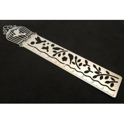 Stainless Steel Bird Cage Stencil Ruler