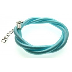 17 Inch Light Blue Cord Necklace for Pendants
