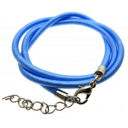 17 Inch Blue Cord Necklace for Pendants