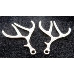 2x Deer Antler Charms