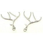 2x Deer Antler Charms