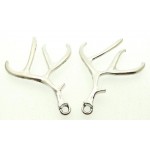 2x Deer Antler Charms