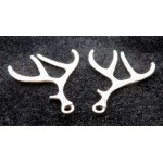 2x Deer Antler Charms