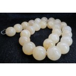 16 inch 16mm Round Golden Quartz Bead String