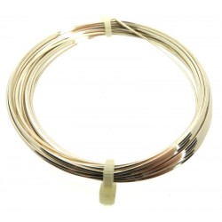 08mm Square Silver Plated Copper Wire