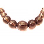 Smoky Quartz Gemstone Bead Necklace