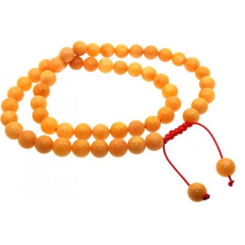 10mm Golden Healer Quartz Mallah Prayer Bead Necklace