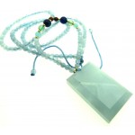 Aquamarine Gemstone 24 inch Necklace 02