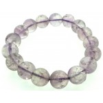 10mm Lilac Amethyst Gemstone Power Bracelet