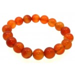 10mm Carnelian Gemstone Power Bracelet