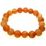 10mm Carnelian Gemstone Power Bracelet