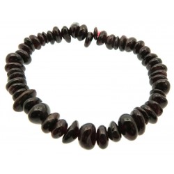 Garnet Gemstone Small Pebble Bracelet