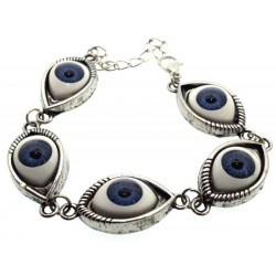 Metal Evil Eye Bracelet