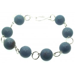 Peruvian Angelite Gemstone Bead Bracelet