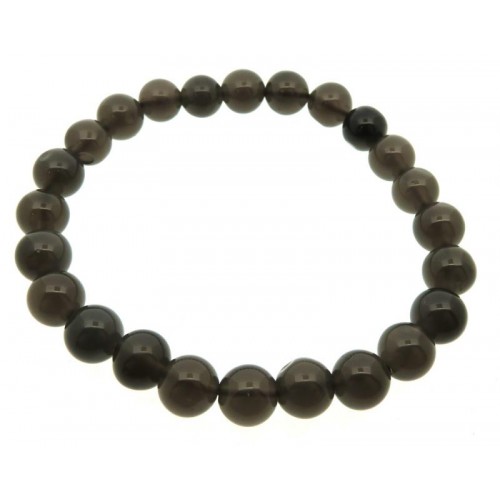 8mm Obsidian Gemstone Power Bracelet