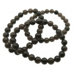 8mm Obsidian Gemstone Power Bracelet