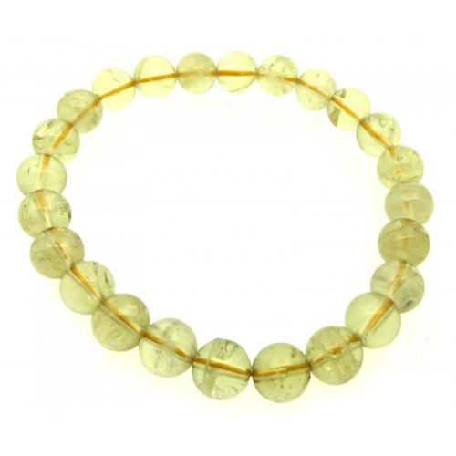 7mm Natural Citrine Gemstone Power Bracelet