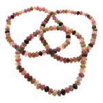 Mixed Tourmaline Small Faceted Bead Bracelet