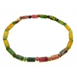 Mixed Tourmaline Long Bead Bracelet