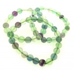 8mm Fluorite Gemstone Power Bracelet