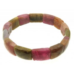 Mixed Tourmaline Chunky Bead Bracelet 02