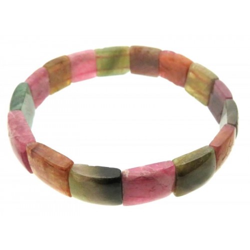 Mixed Tourmaline Chunky Bead Bracelet 03