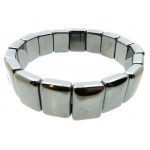Chunky Terahertz Gemstone Elasticated Bracelet