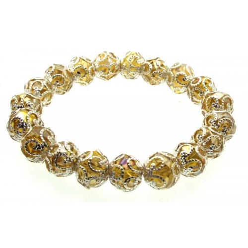 Champagne Aura Quartz Bracelet