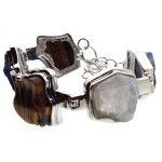 Silver Plated Chunky Gemstone Bracelet 03