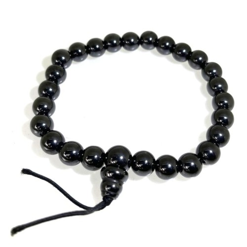 8mm Fancy Magnetic Hematite Power Bracelet