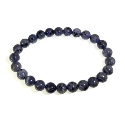 8mm Iolite Gemstone Power Bracelet