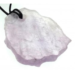 Amethyst Gemstone Polished Slice Pendant 05