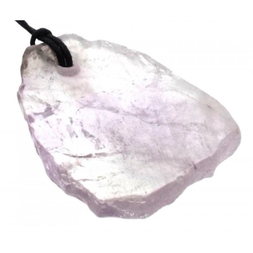 Amethyst Gemstone Polished Slice Pendant 07