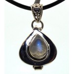 Rainbow Moonstone Sterling Silver Locket