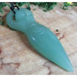 Aventurine Gemstone Fertility Goddess Pendant