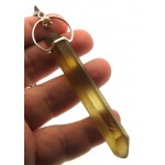 Natural Smoky Citrine Gemstone Point Pendant 05