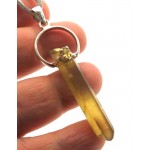 Natural Smoky Citrine Gemstone Point Pendant 08