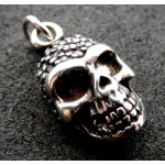 Small Skull Sterling Silver Pendant