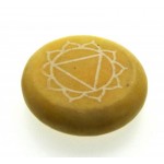 Solar Chakra Meditation Soapstone with Pouch