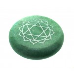 Heart Chakra Meditation Soapstone with Pouch