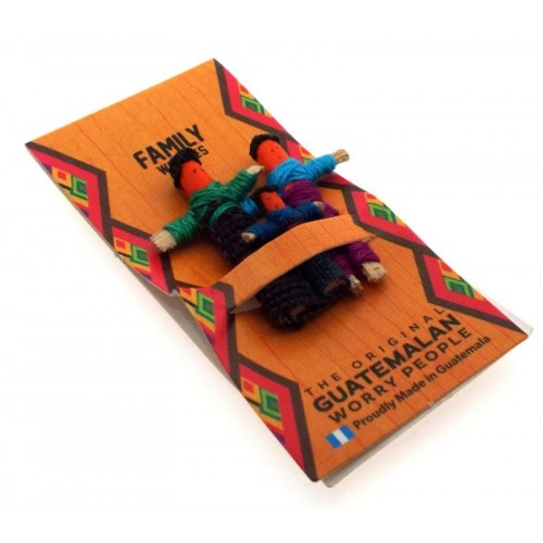 Mini Guatemalan Worry Doll for Family
