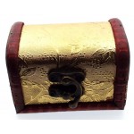 Mini Gold Treasure Chest Containing Tumblestone Chips